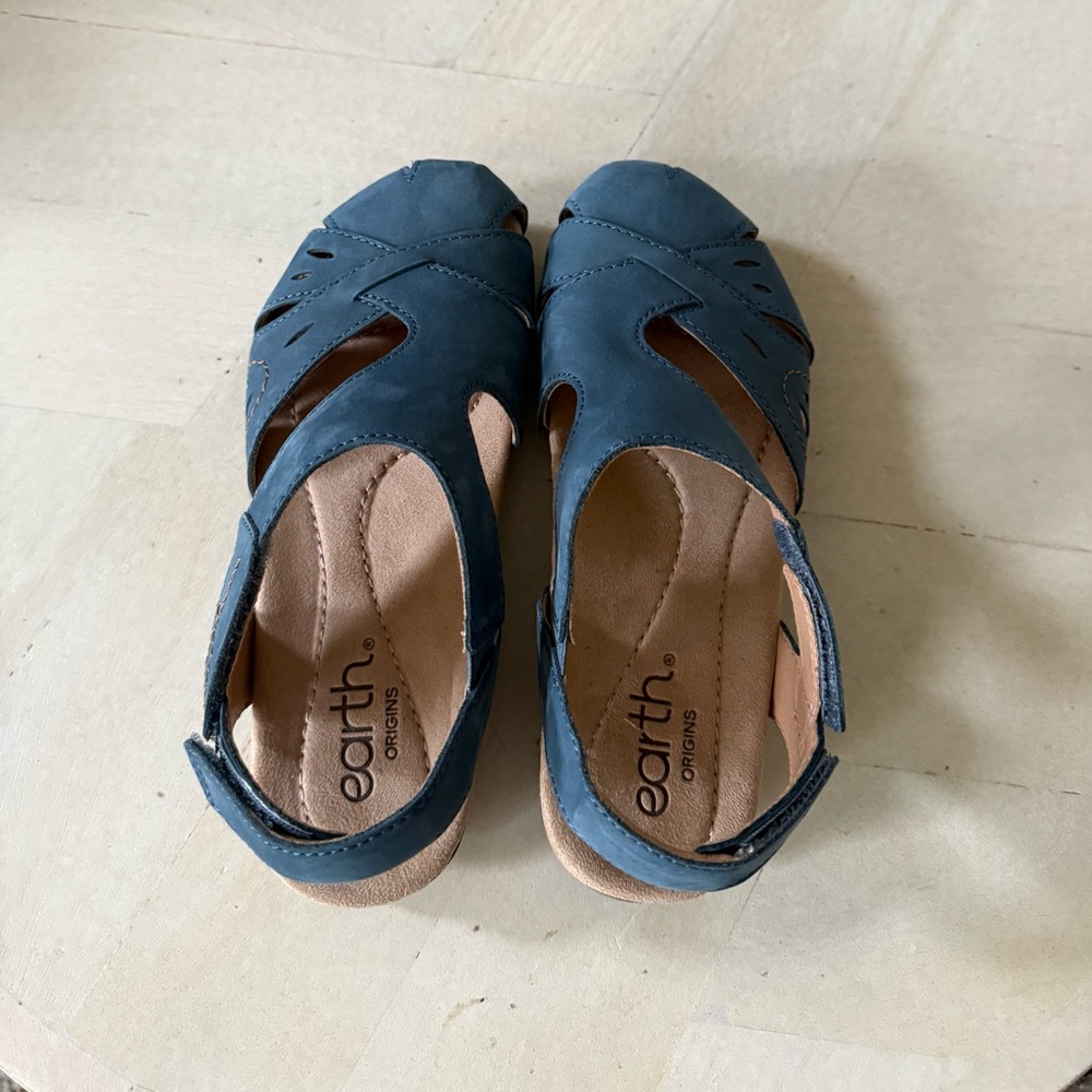 EARTH Origins Birdine Leather Sandals Size 5 ✈️✈️✈️ - Picture 3 of 10